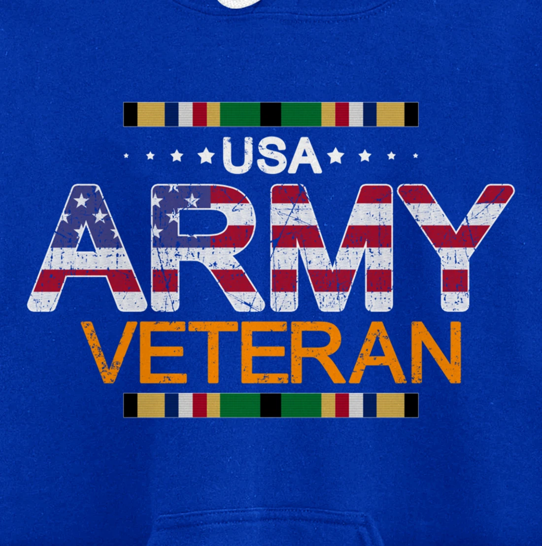 Proud Army Veteran-US Veterans Day Shirt-US Army Veteran Pullover Hoodie