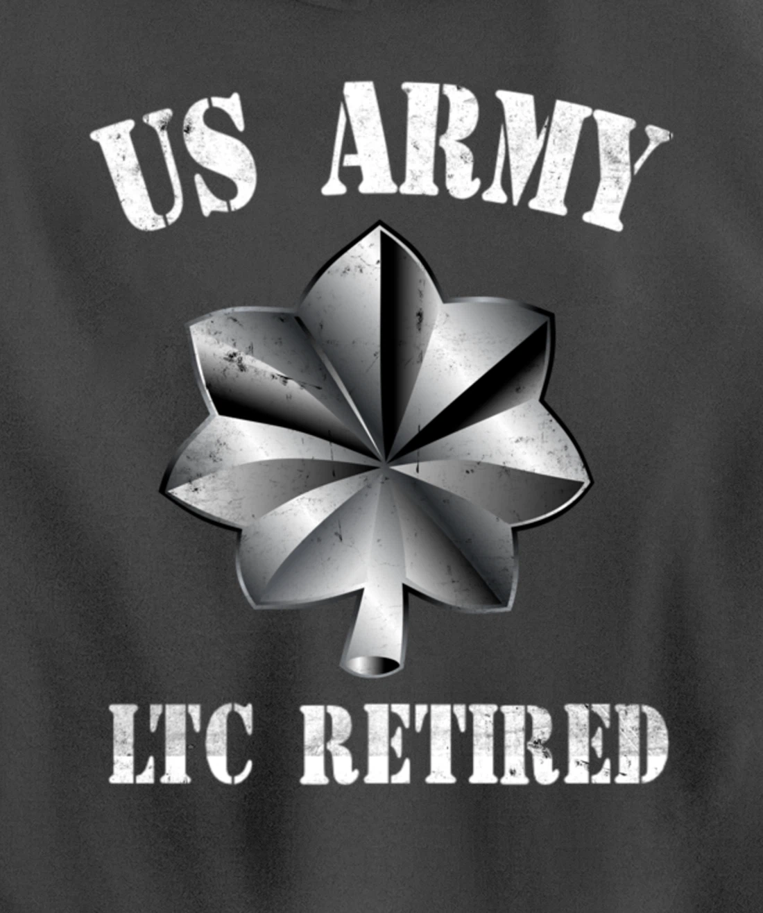 Retired Army Lieutenant Colonel Military Veteran Retiree Pullover Hoodie