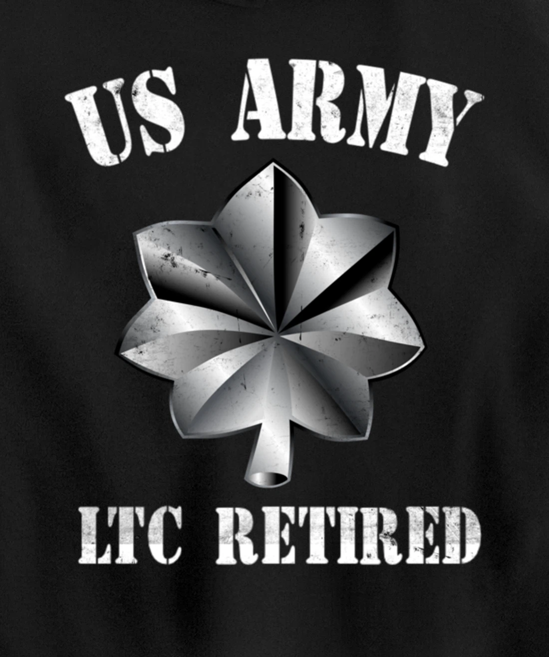 Retired Army Lieutenant Colonel Military Veteran Retiree Pullover Hoodie