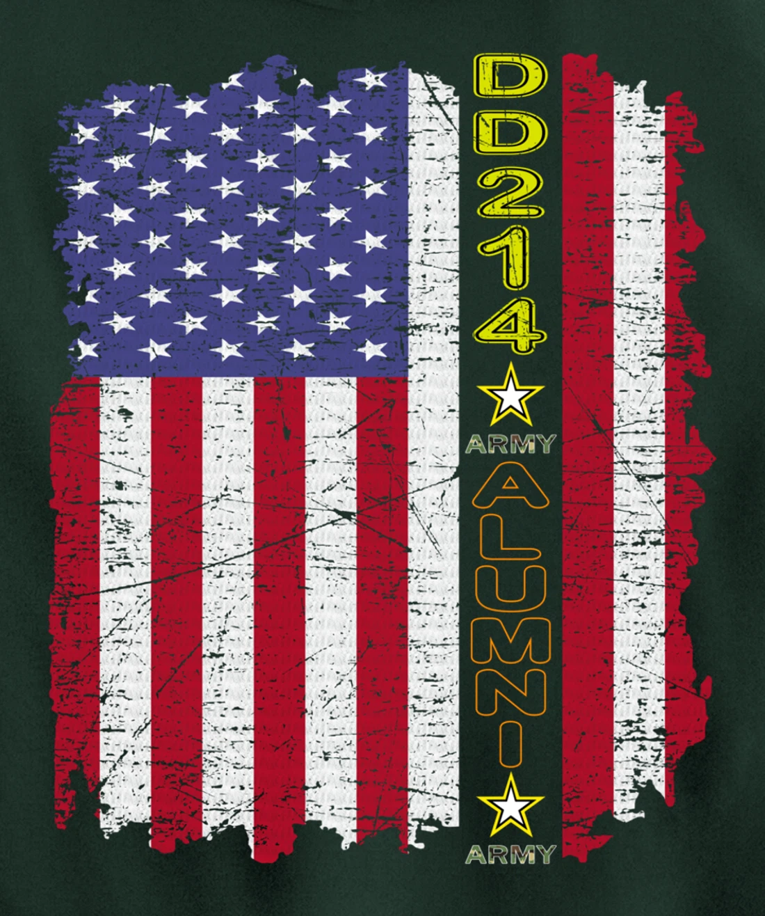 Army Alumni DD-214 US Army Veteran DD214 Tee For Men, Women Pullover Hoodie