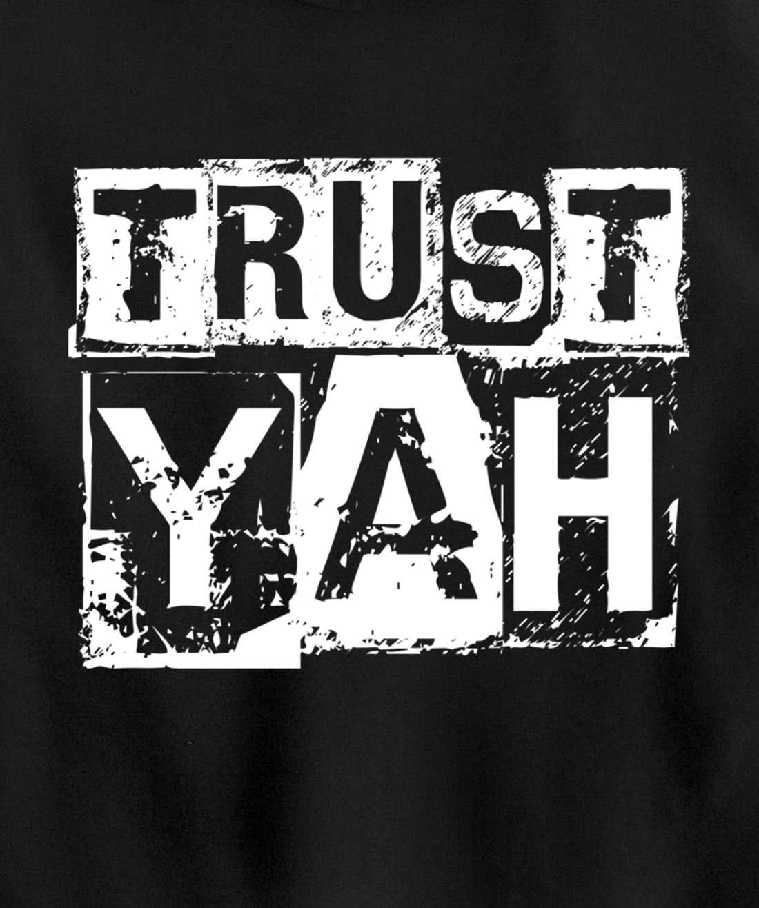 Hebrew Israelite Clothing Trust Yah Judah Jewish Torah Pullover Hoodie