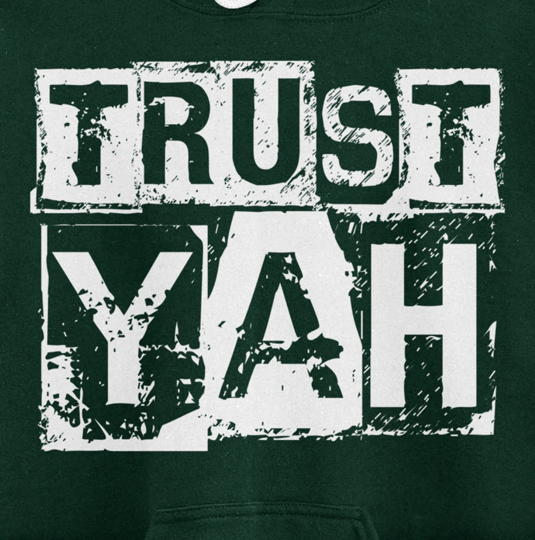 Hebrew Israelite Clothing Trust Yah Judah Jewish Torah Pullover Hoodie