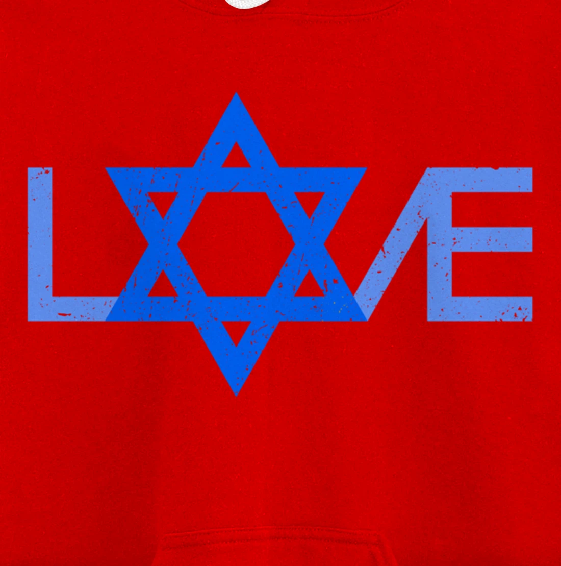 I Love Israel Jewish Star of David Gift for Jew Friend Pullover Hoodie