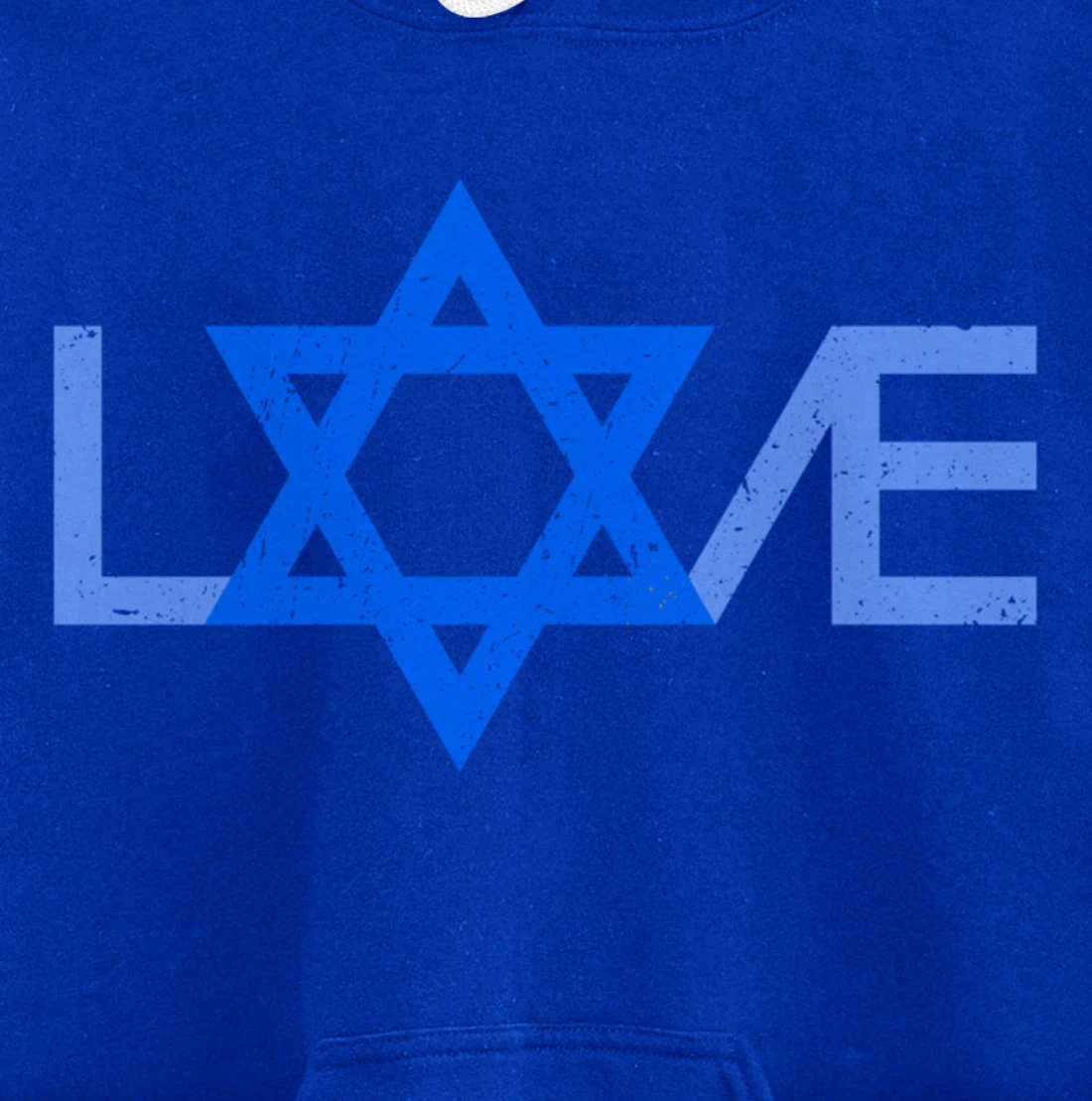 I Love Israel Jewish Star of David Gift for Jew Friend Pullover Hoodie