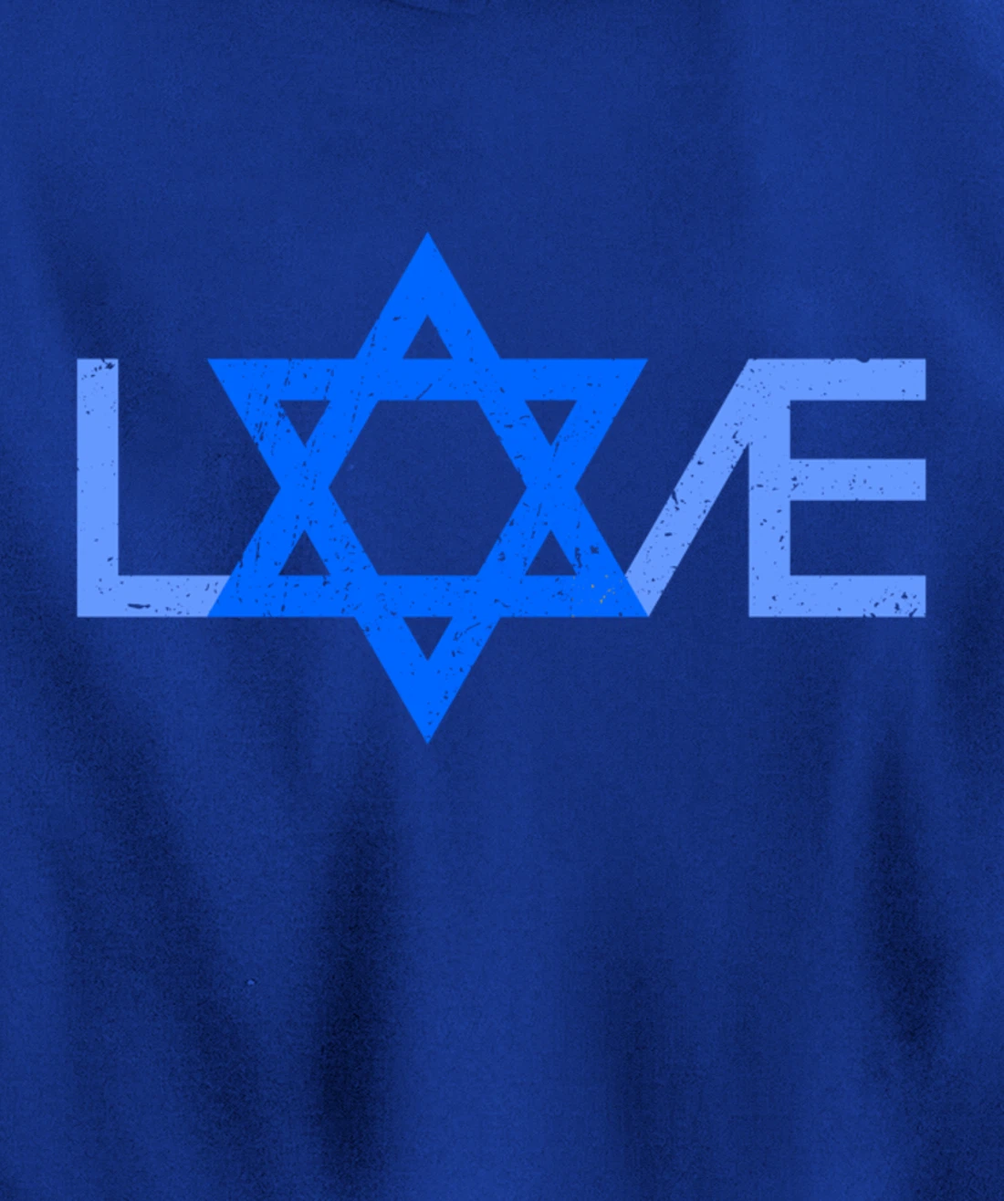 I Love Israel Jewish Star of David Gift for Jew Friend Pullover Hoodie