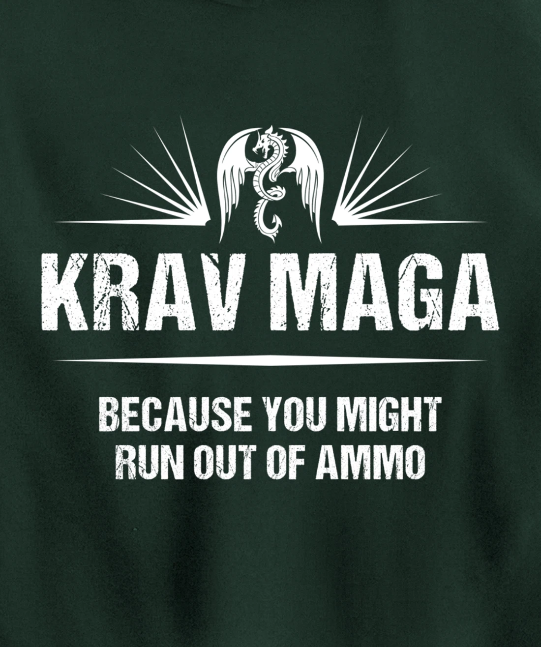 Funny Krav Maga Gift Men Women Cool Israeli Defense Forces Pullover Hoodie