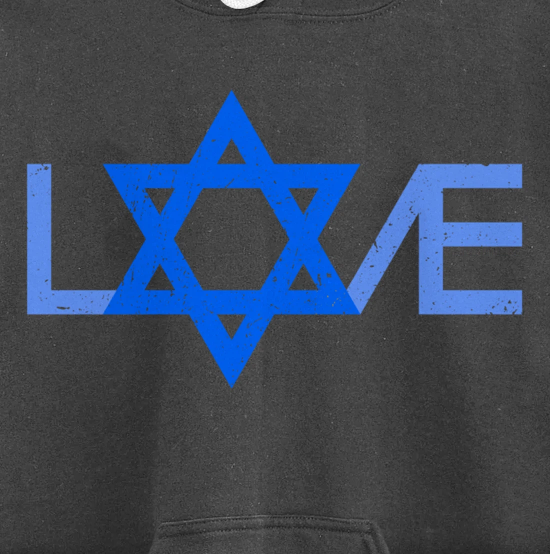 I Love Israel Jewish Star of David Gift for Jew Friend Pullover Hoodie