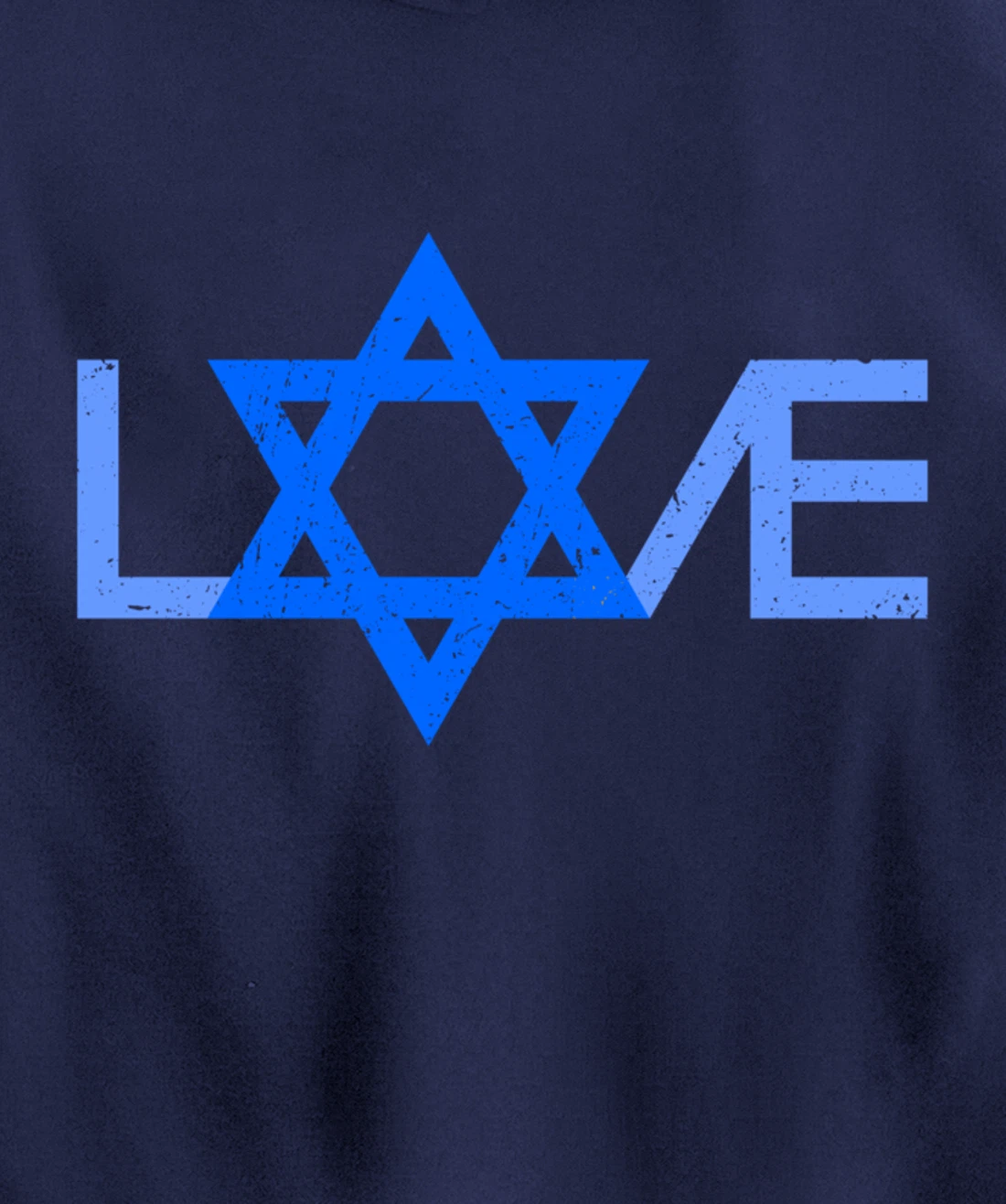 I Love Israel Jewish Star of David Gift for Jew Friend Pullover Hoodie