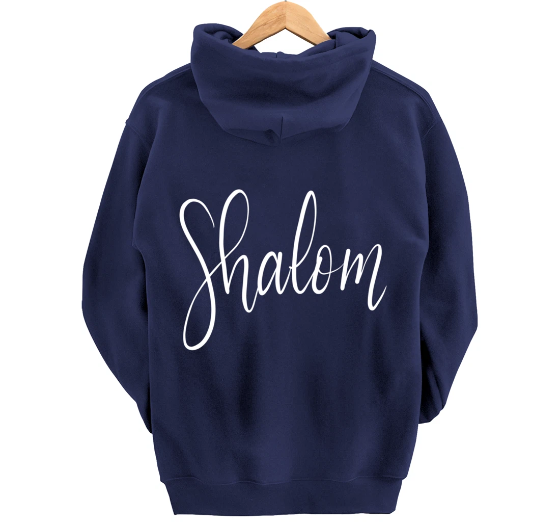 Shalom Peace Shirt Israel Hebrew Gift Tee Pullover Hoodie