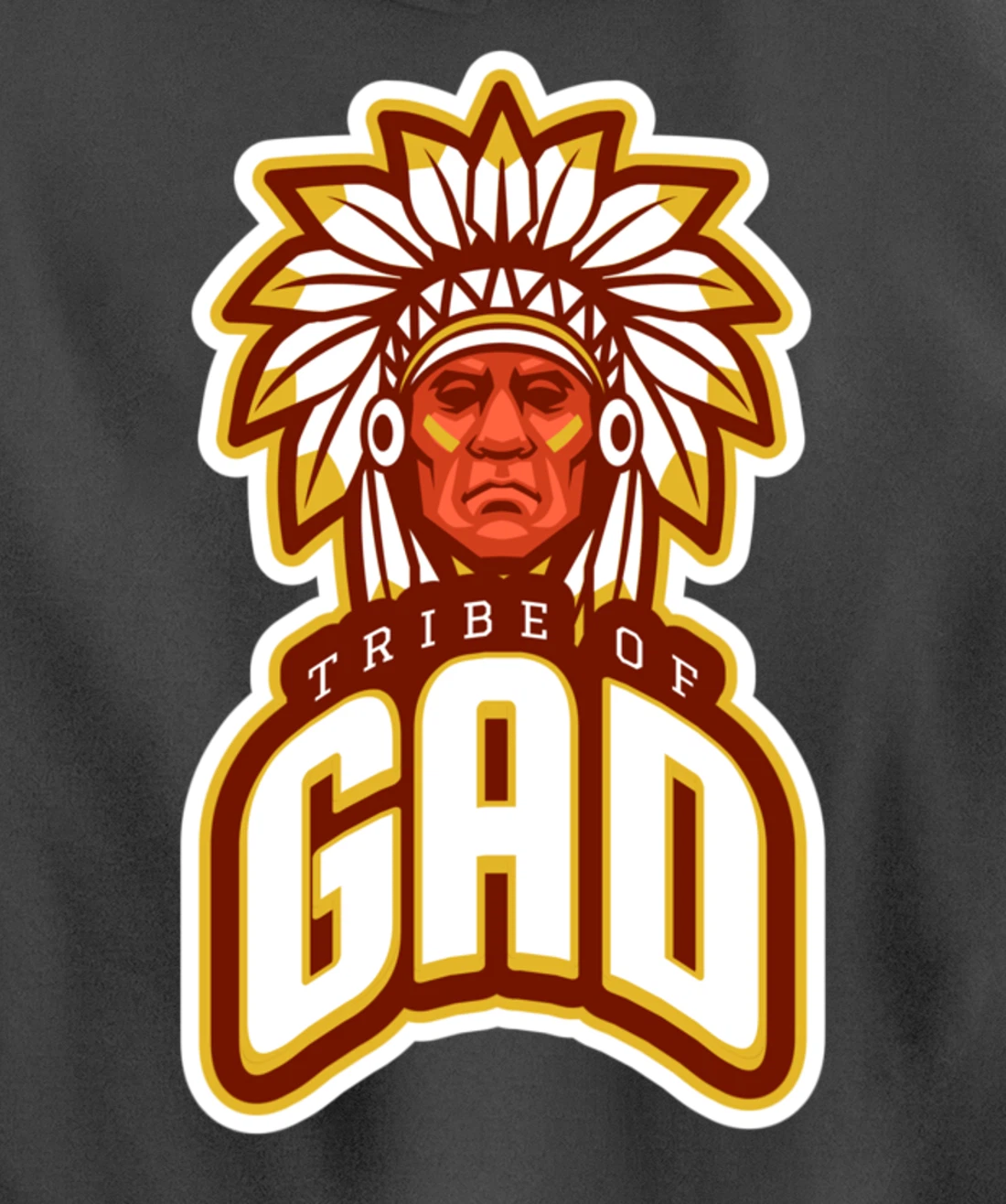 Hebrew Israelite - Tribe of Gad Pullover Hoodie