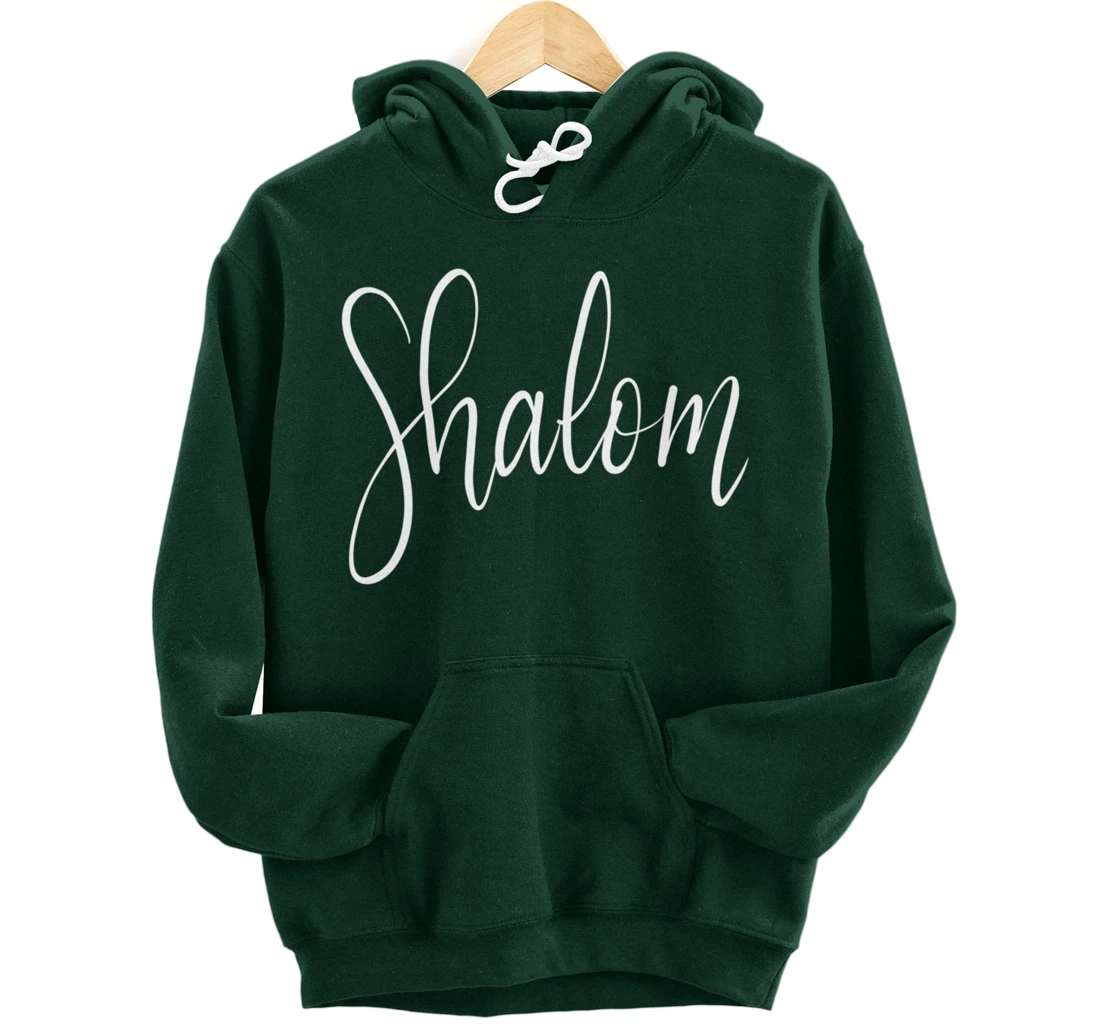 Shalom Peace Shirt Israel Hebrew Gift Tee Pullover Hoodie