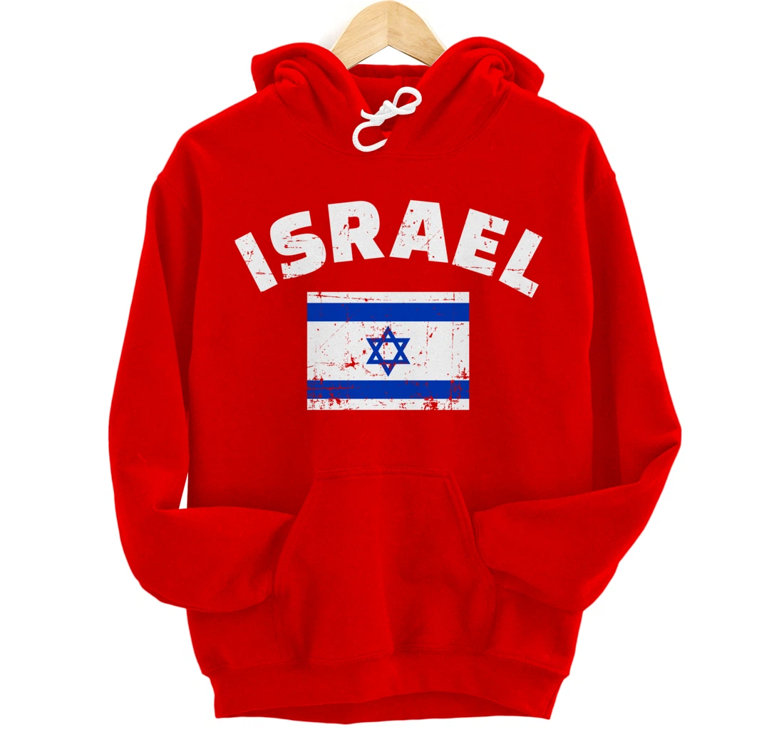 Israel flag Pullover Hoodie