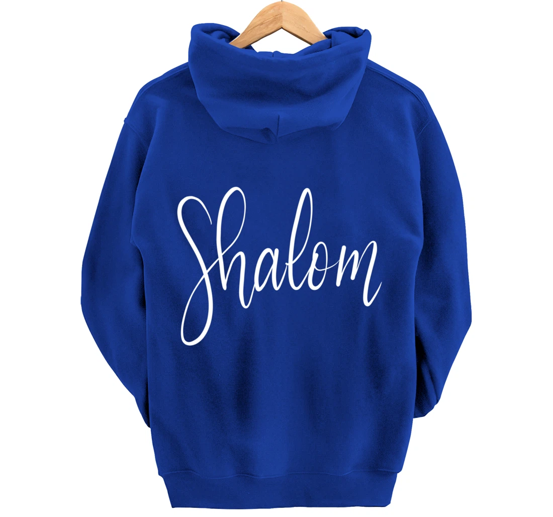 Shalom Peace Shirt Israel Hebrew Gift Tee Pullover Hoodie