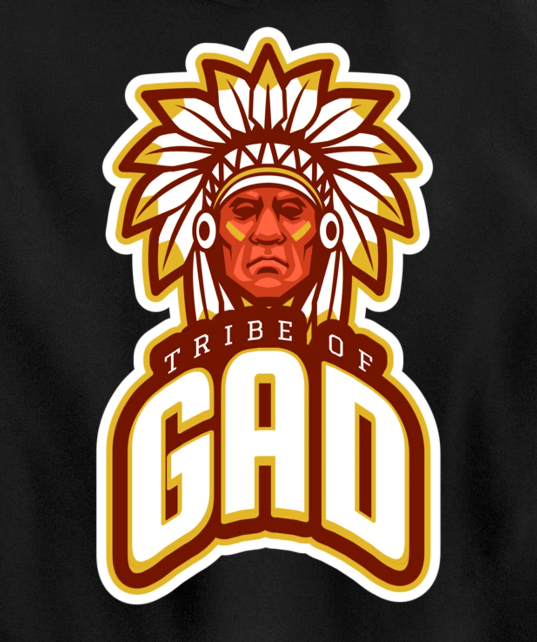 Hebrew Israelite - Tribe of Gad Pullover Hoodie