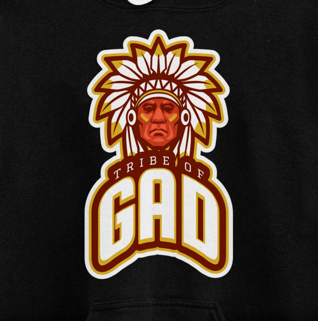 Hebrew Israelite - Tribe of Gad Pullover Hoodie