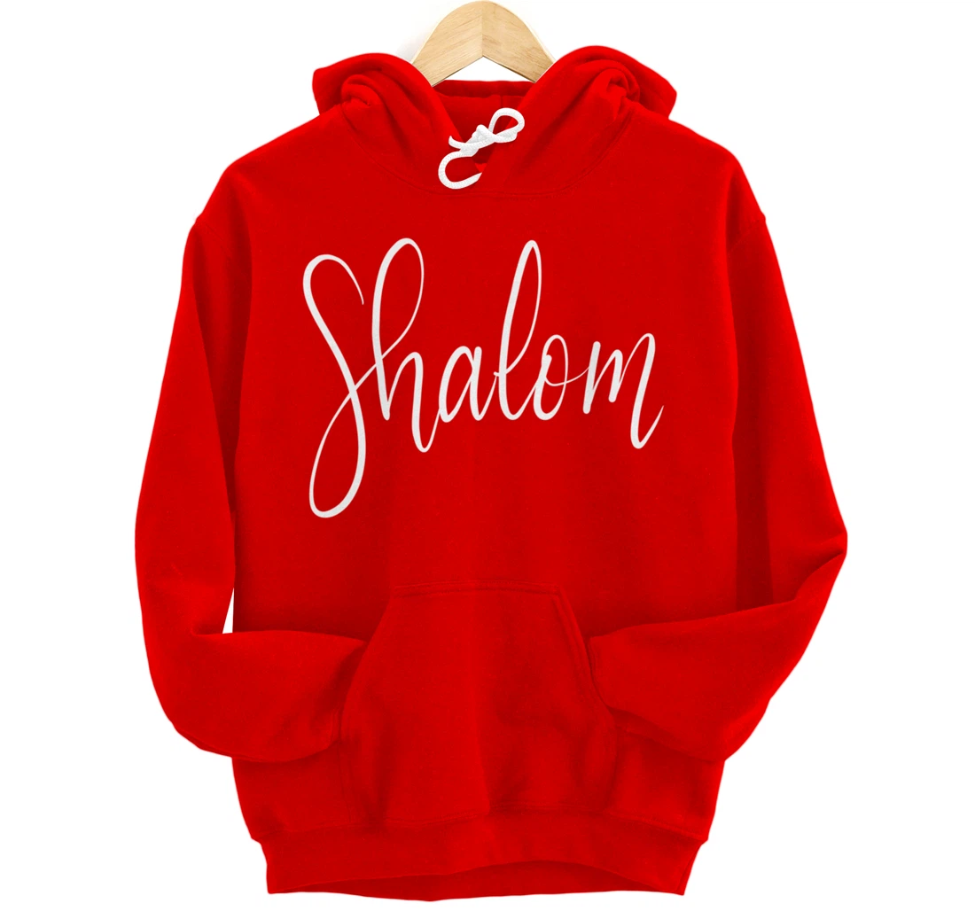 Shalom Peace Shirt Israel Hebrew Gift Tee Pullover Hoodie