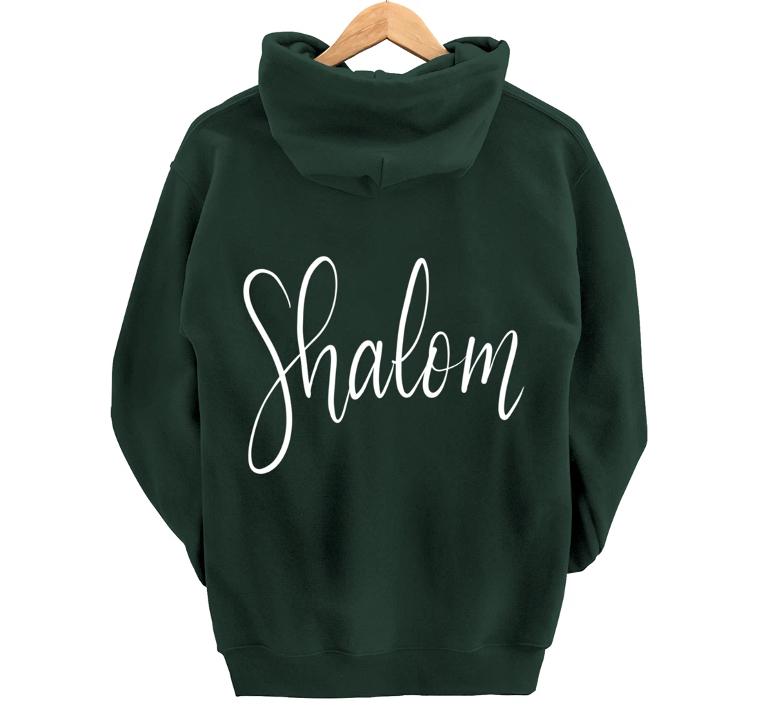 Shalom Peace Shirt Israel Hebrew Gift Tee Pullover Hoodie