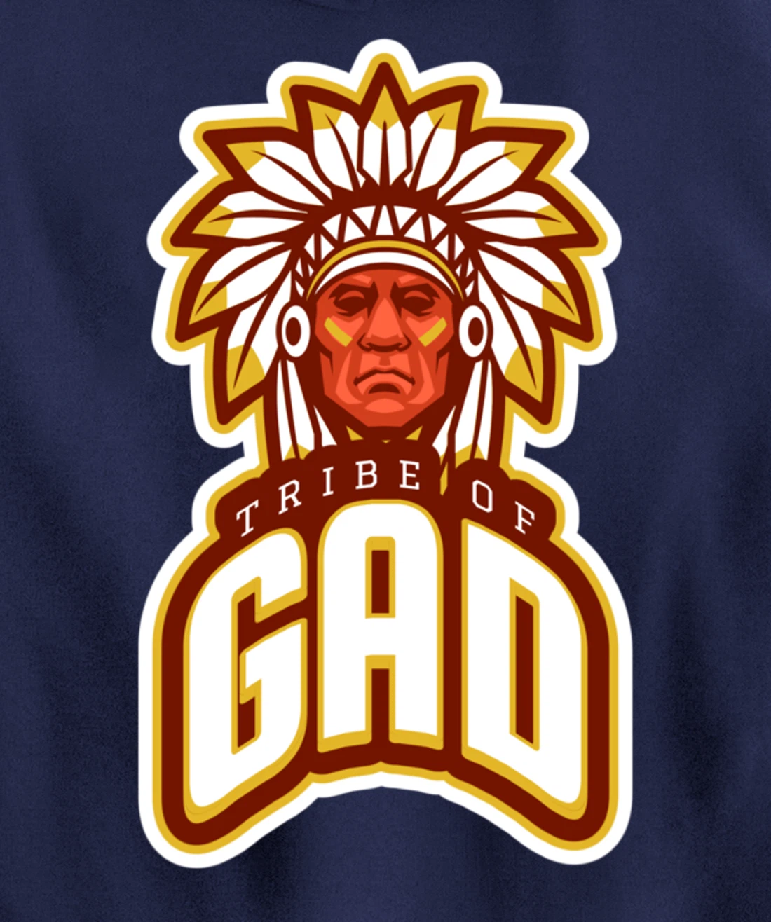 Hebrew Israelite - Tribe of Gad Pullover Hoodie