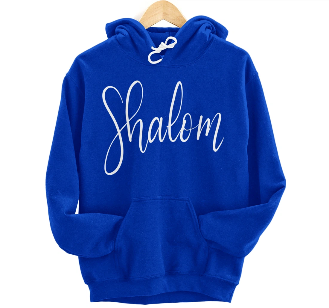 Shalom Peace Shirt Israel Hebrew Gift Tee Pullover Hoodie