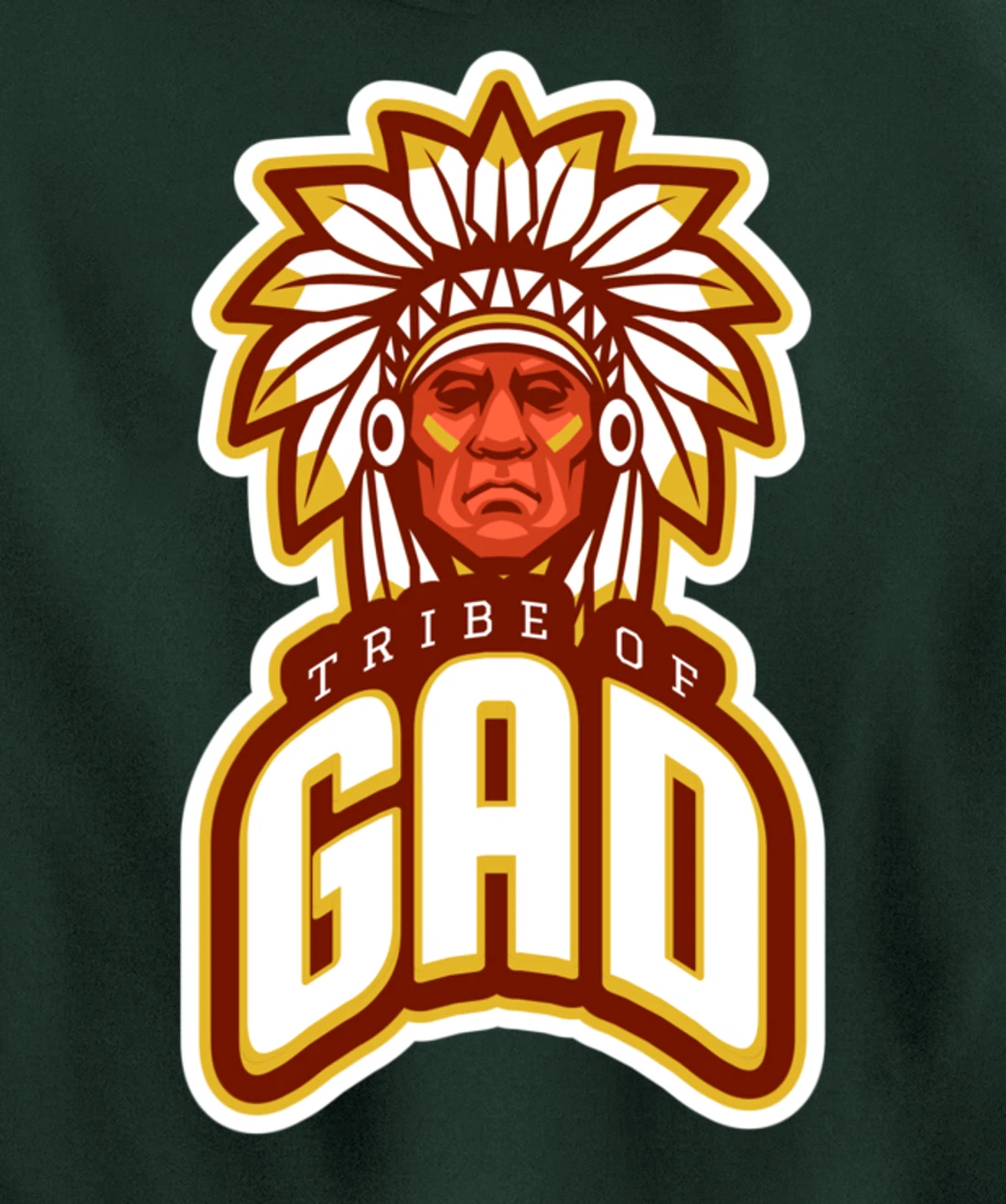 Hebrew Israelite - Tribe of Gad Pullover Hoodie