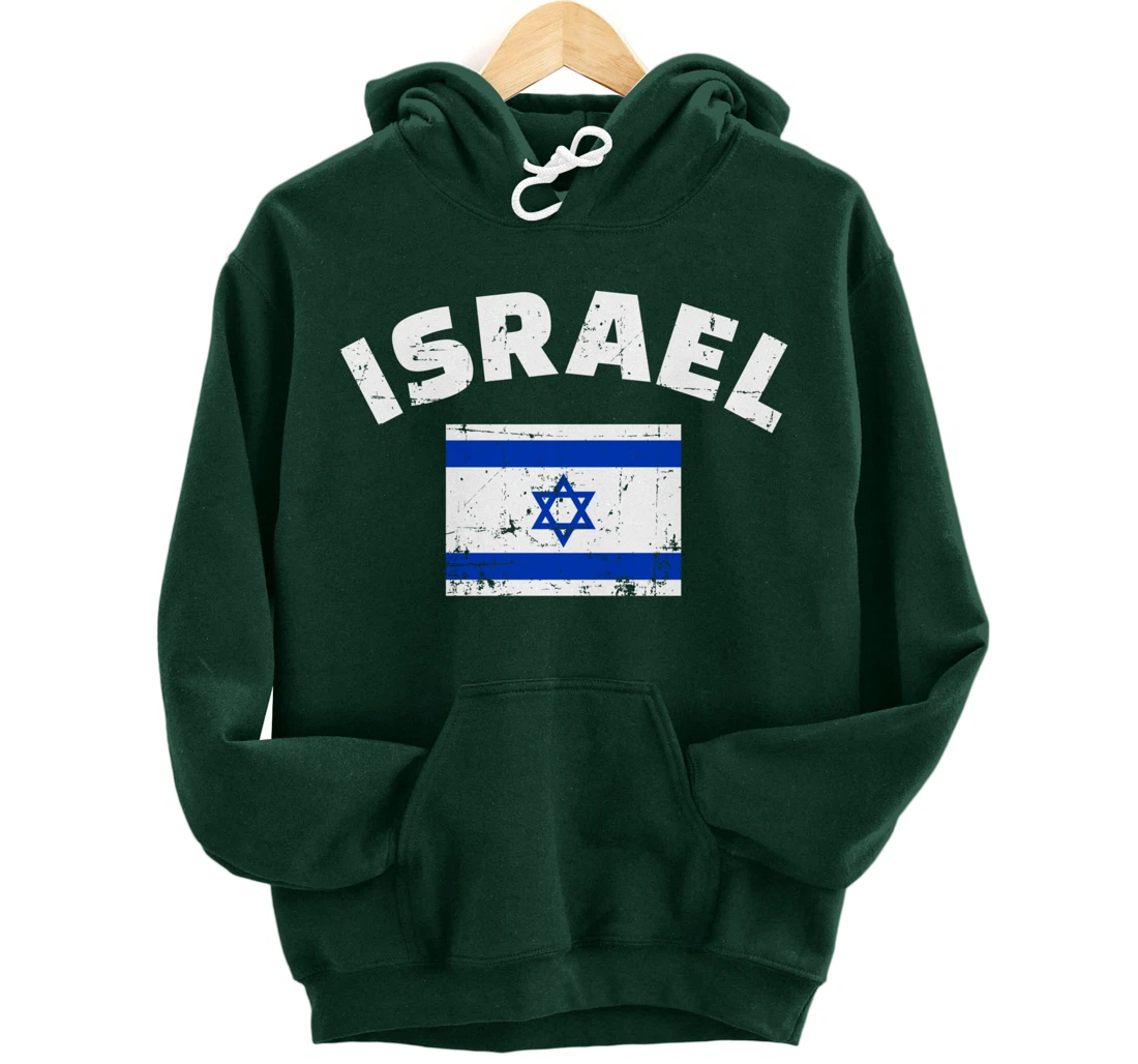 Israel flag Pullover Hoodie