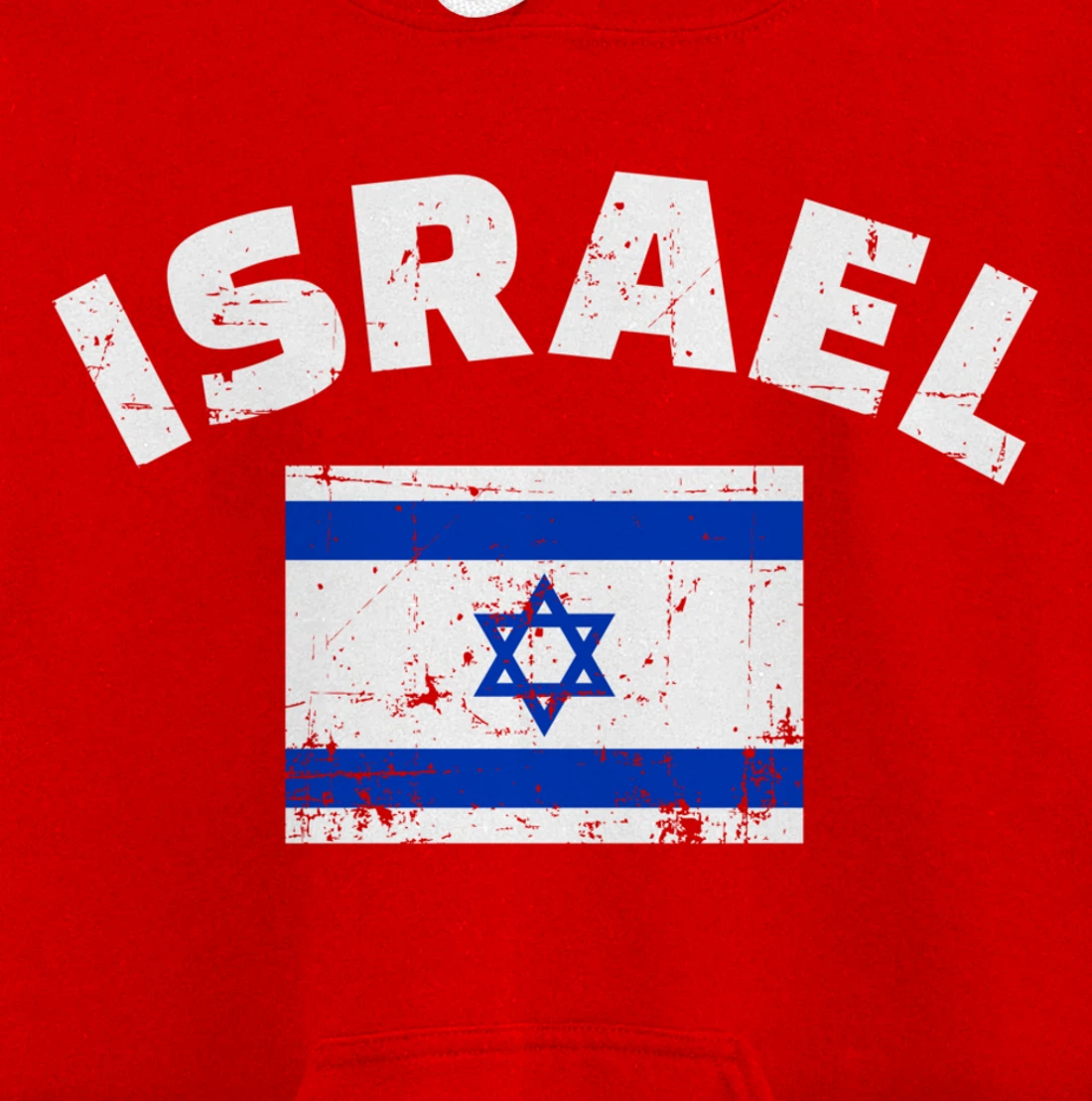 Israel flag Pullover Hoodie