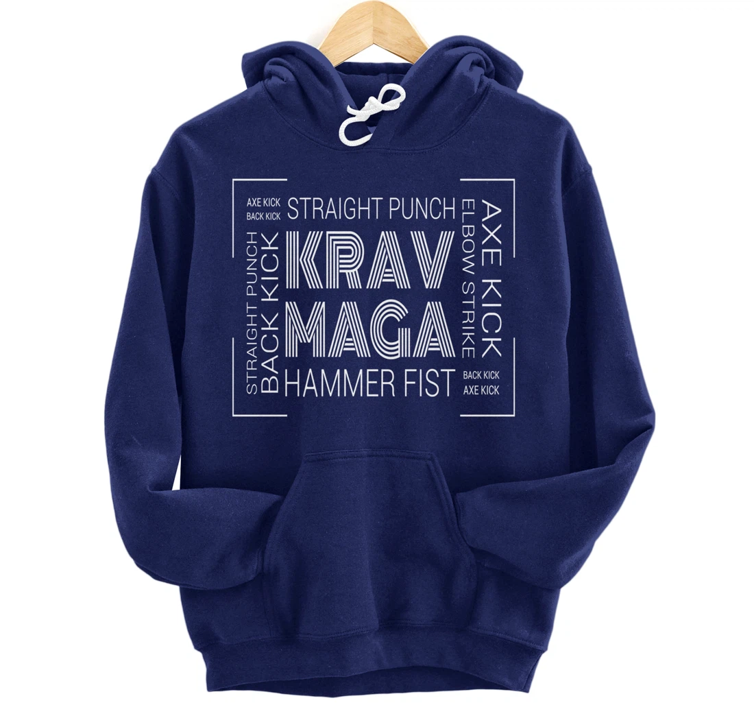 Krav Maga Israeli Punch Fist Kick Pullover Hoodie