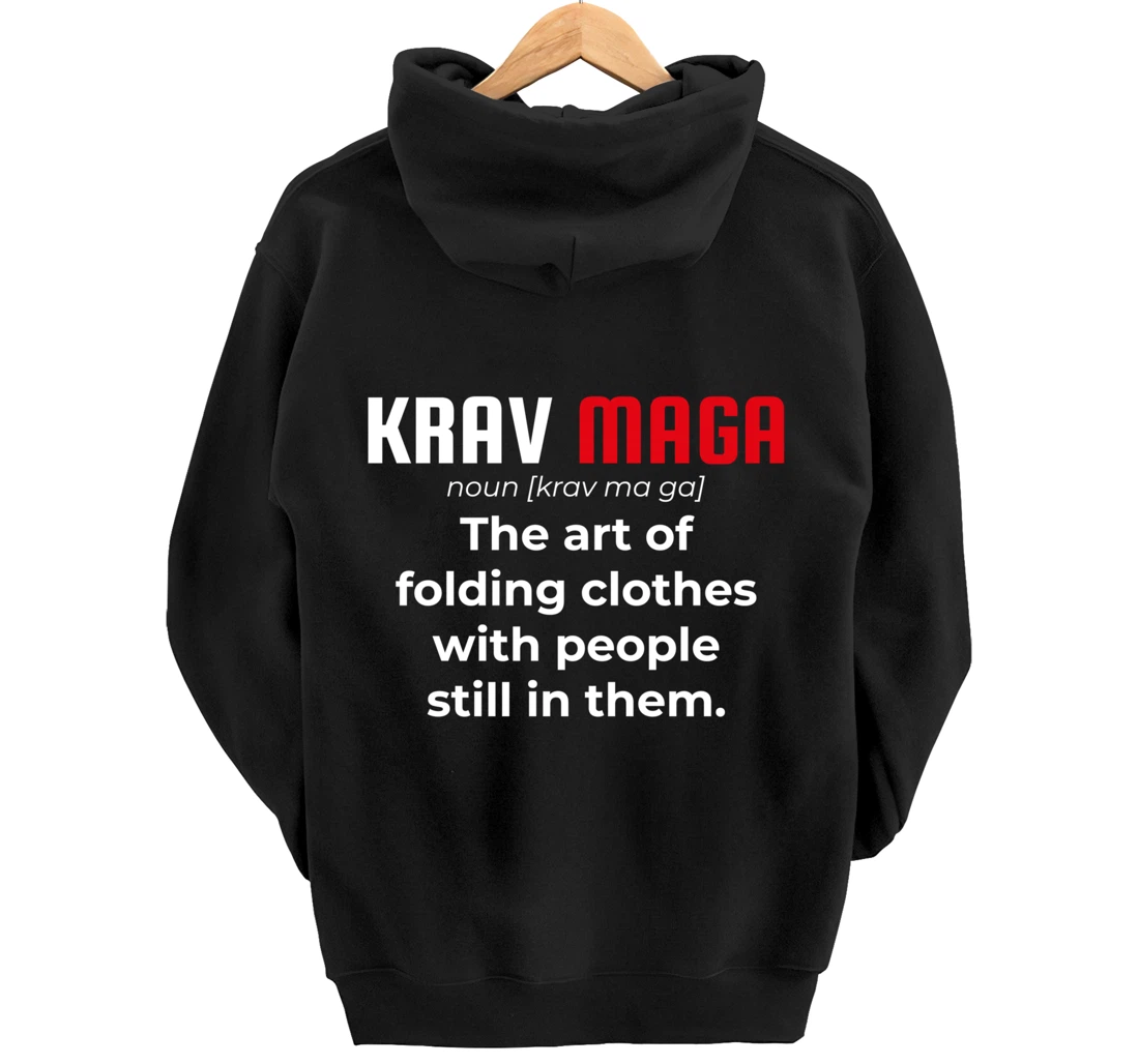 Krav Maga Israeli Funny Definition Dictionary Pullover Hoodie