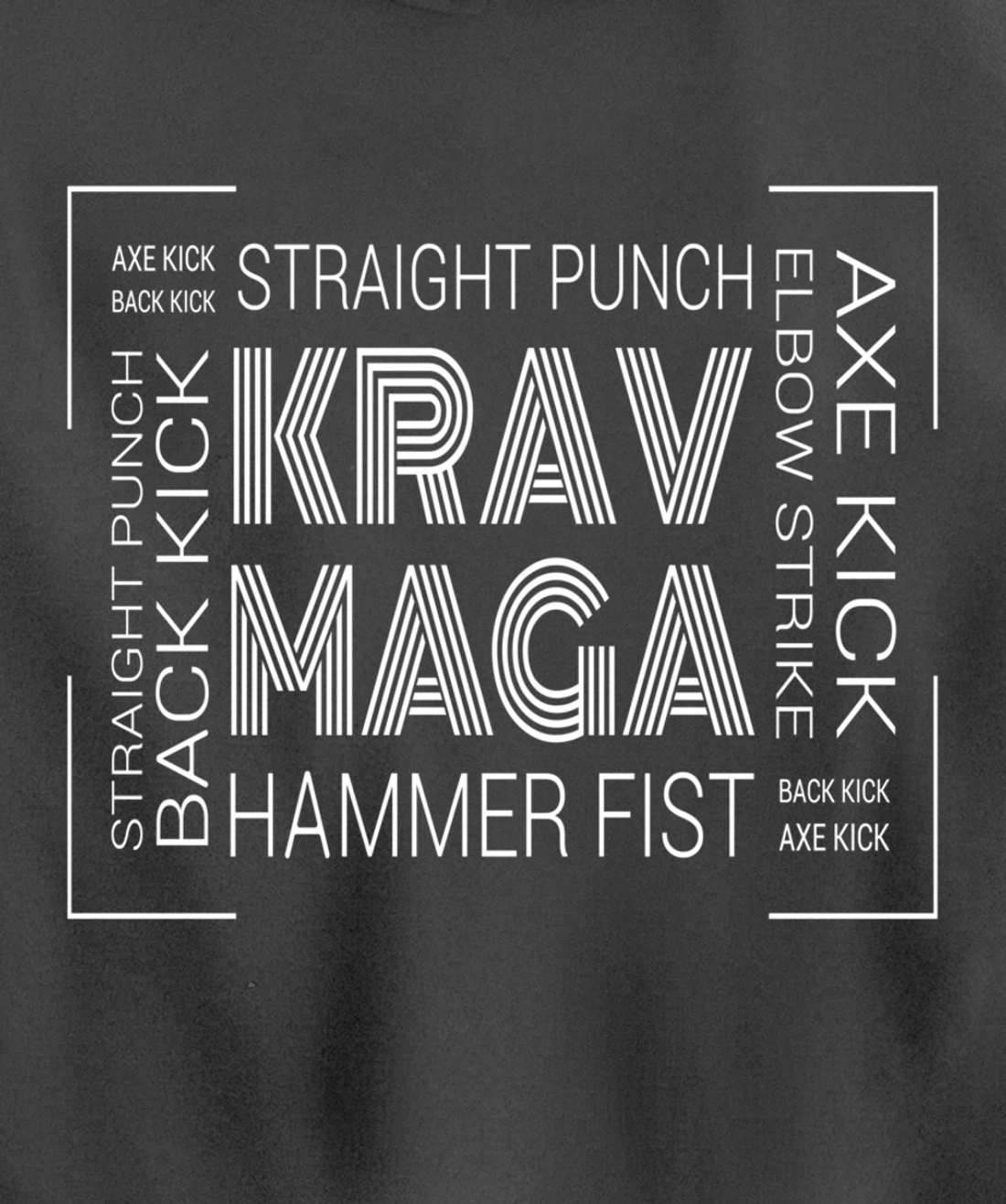 Krav Maga Israeli Punch Fist Kick Pullover Hoodie