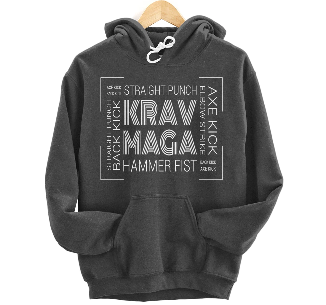 Krav Maga Israeli Punch Fist Kick Pullover Hoodie