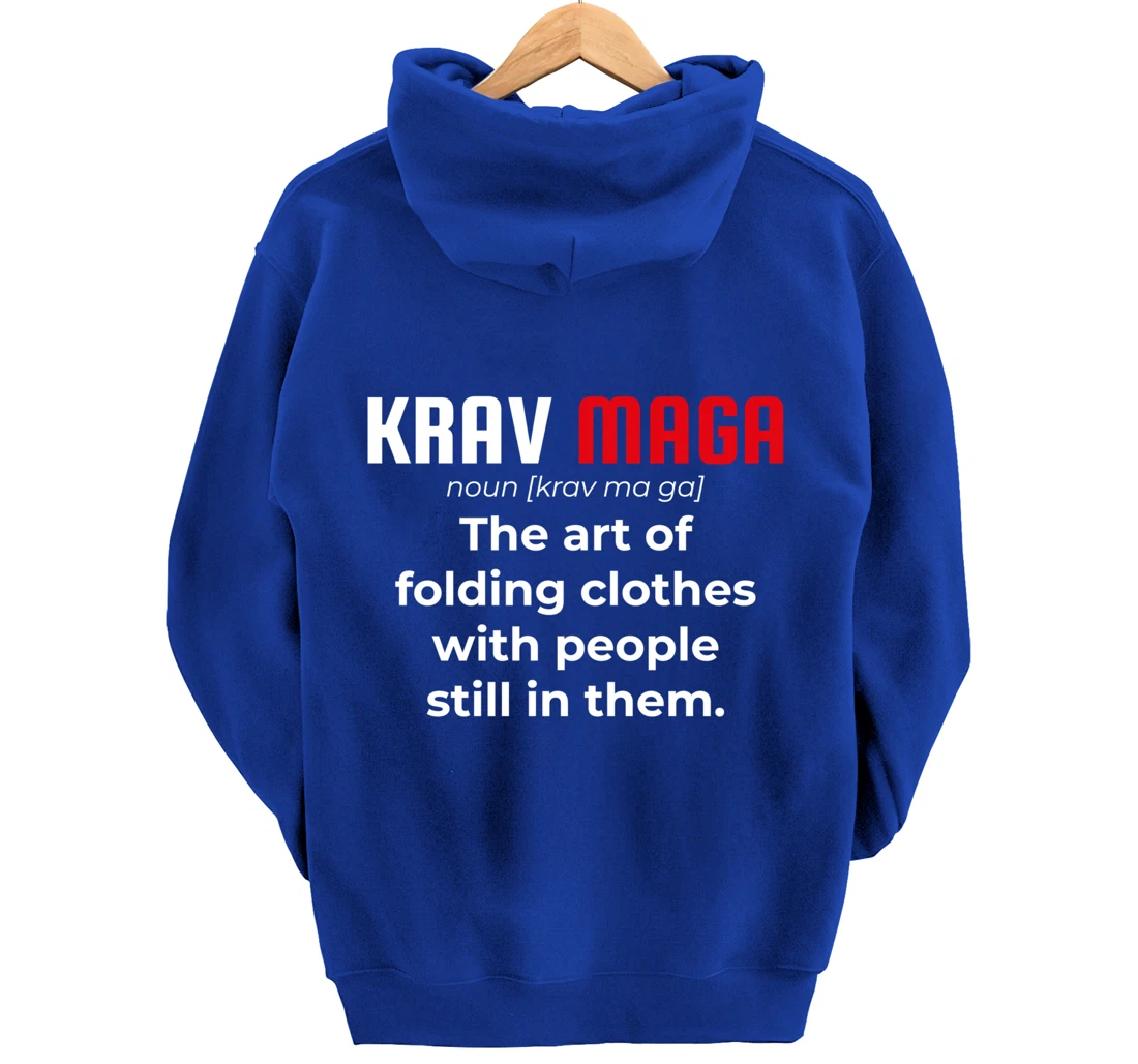 Krav Maga Israeli Funny Definition Dictionary Pullover Hoodie