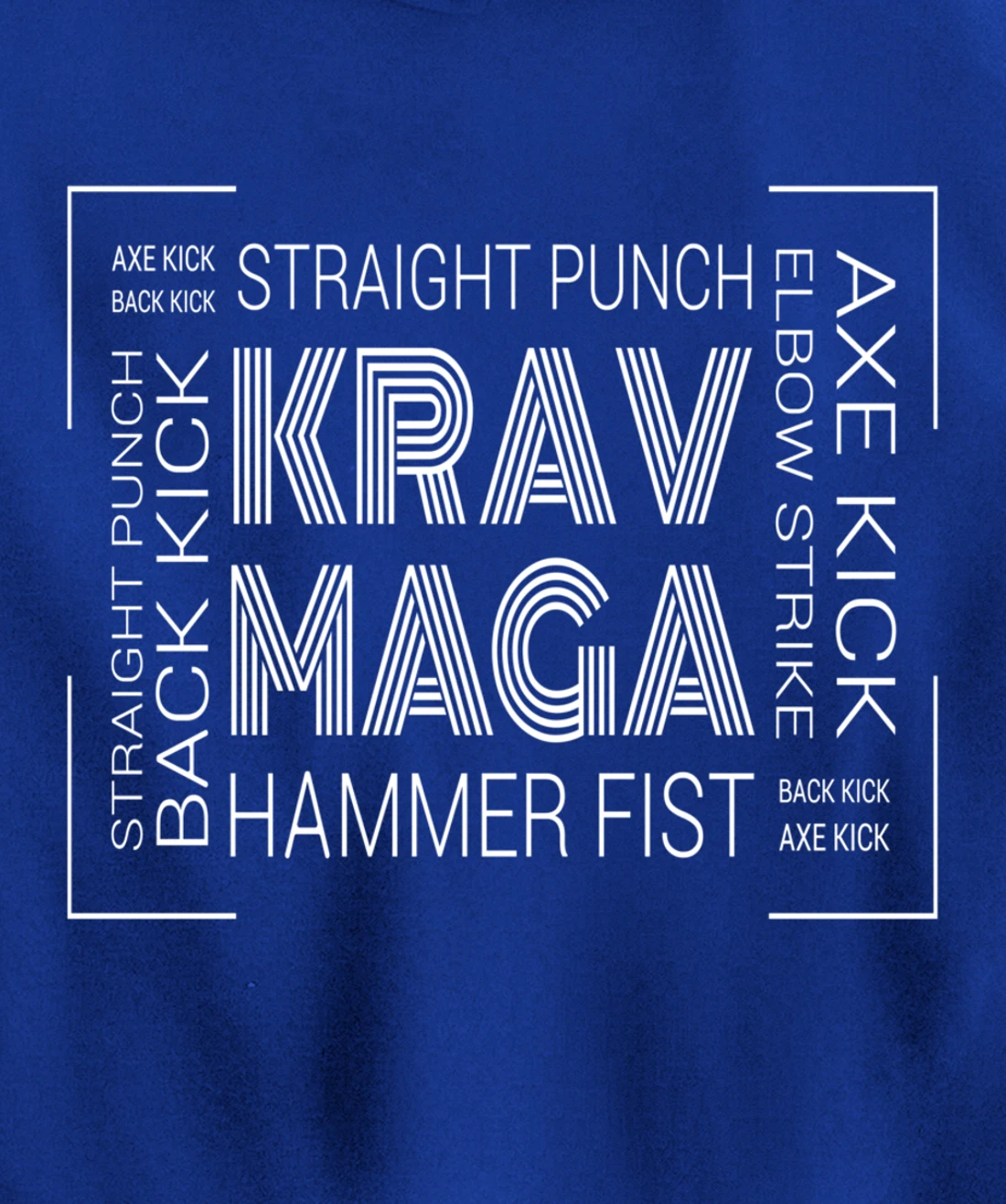 Krav Maga Israeli Punch Fist Kick Pullover Hoodie