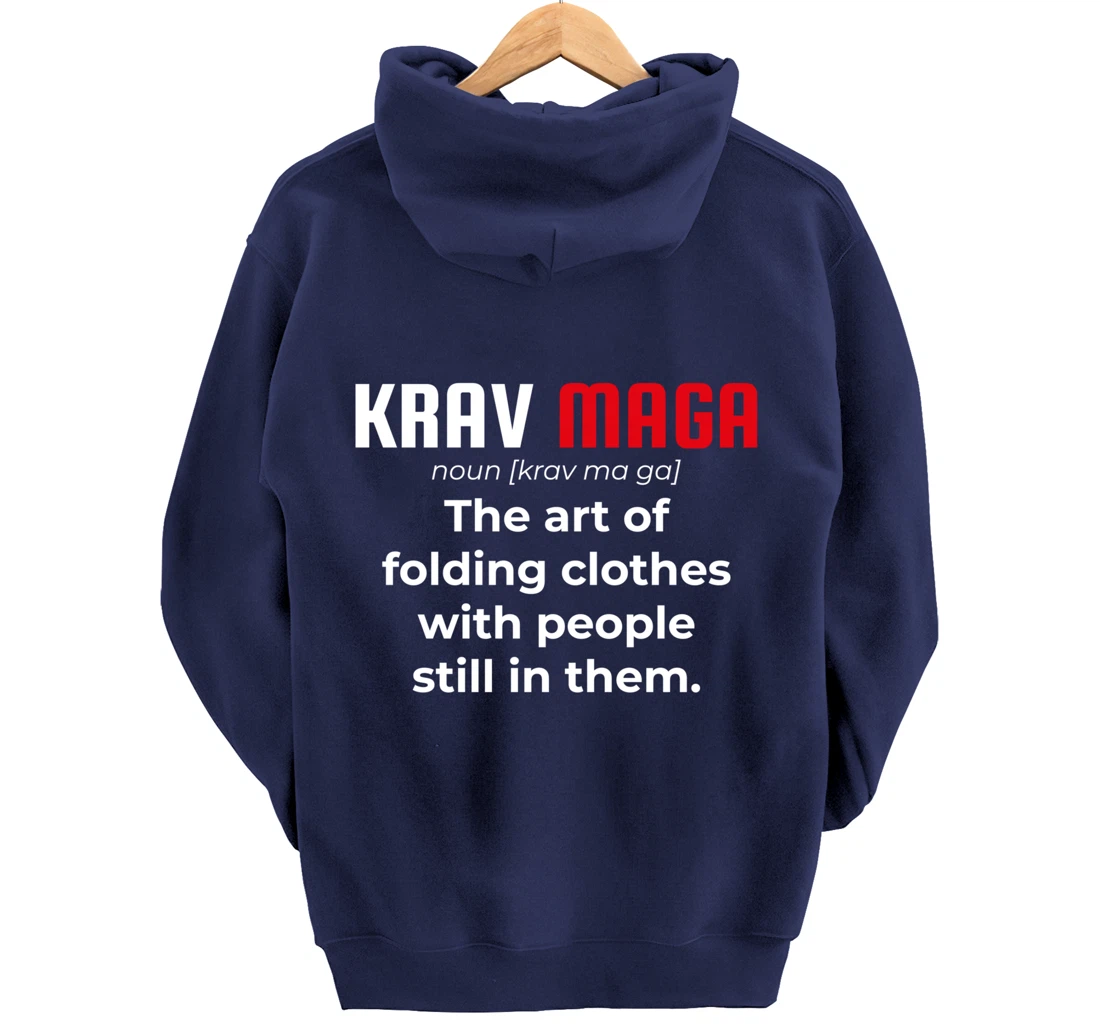 Krav Maga Israeli Funny Definition Dictionary Pullover Hoodie