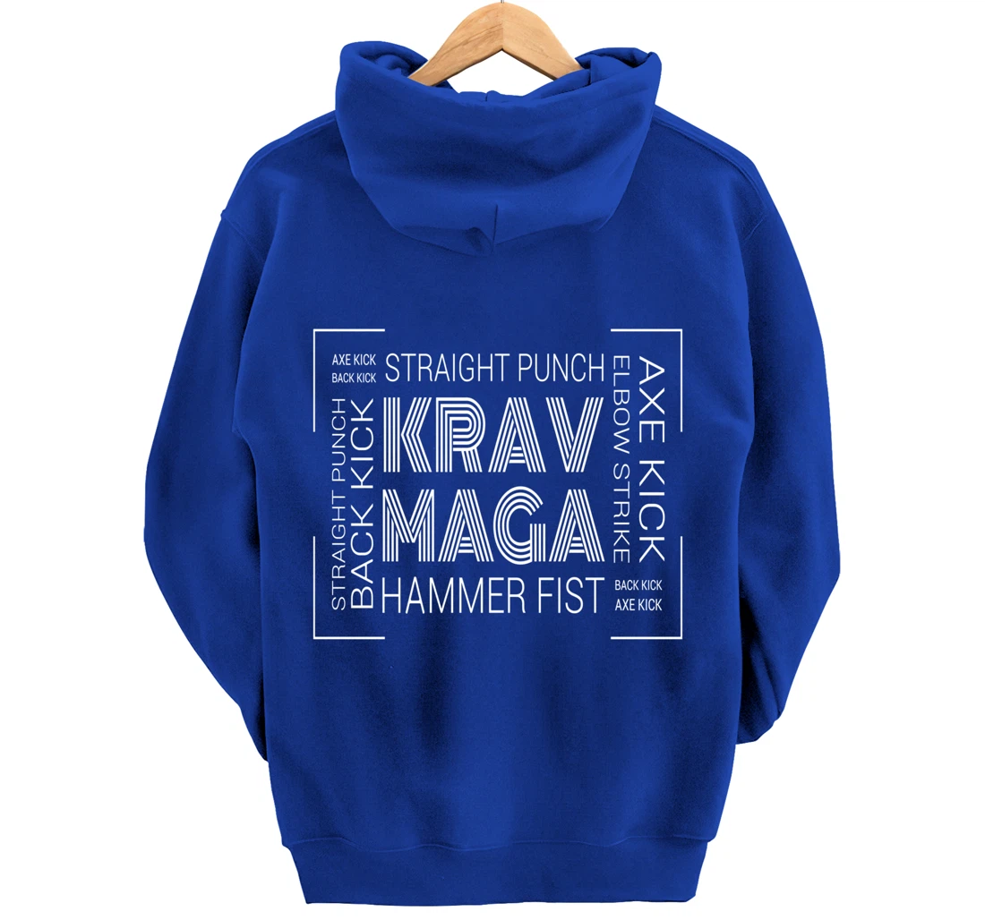 Krav Maga Israeli Punch Fist Kick Pullover Hoodie