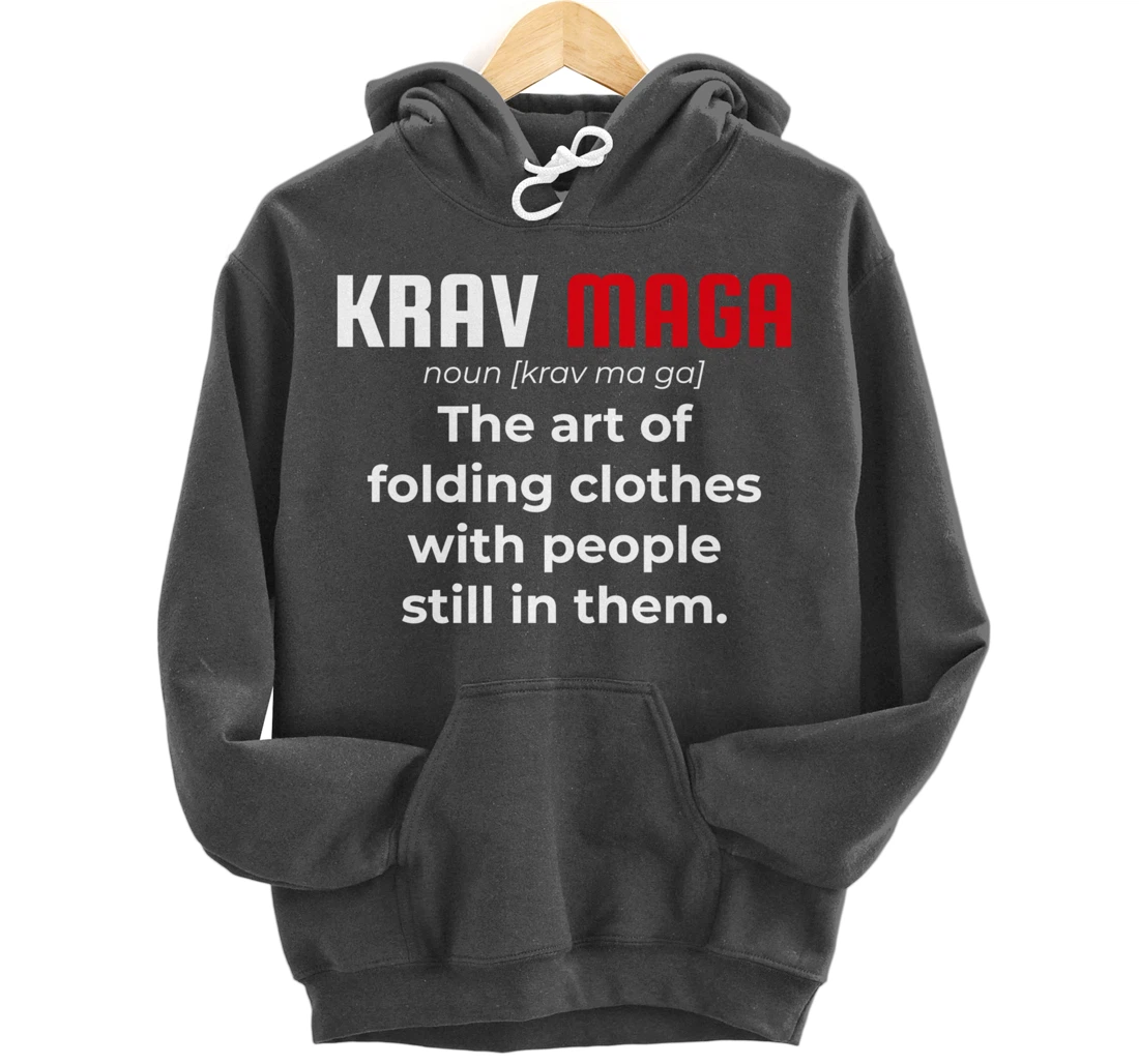 Krav Maga Israeli Funny Definition Dictionary Pullover Hoodie