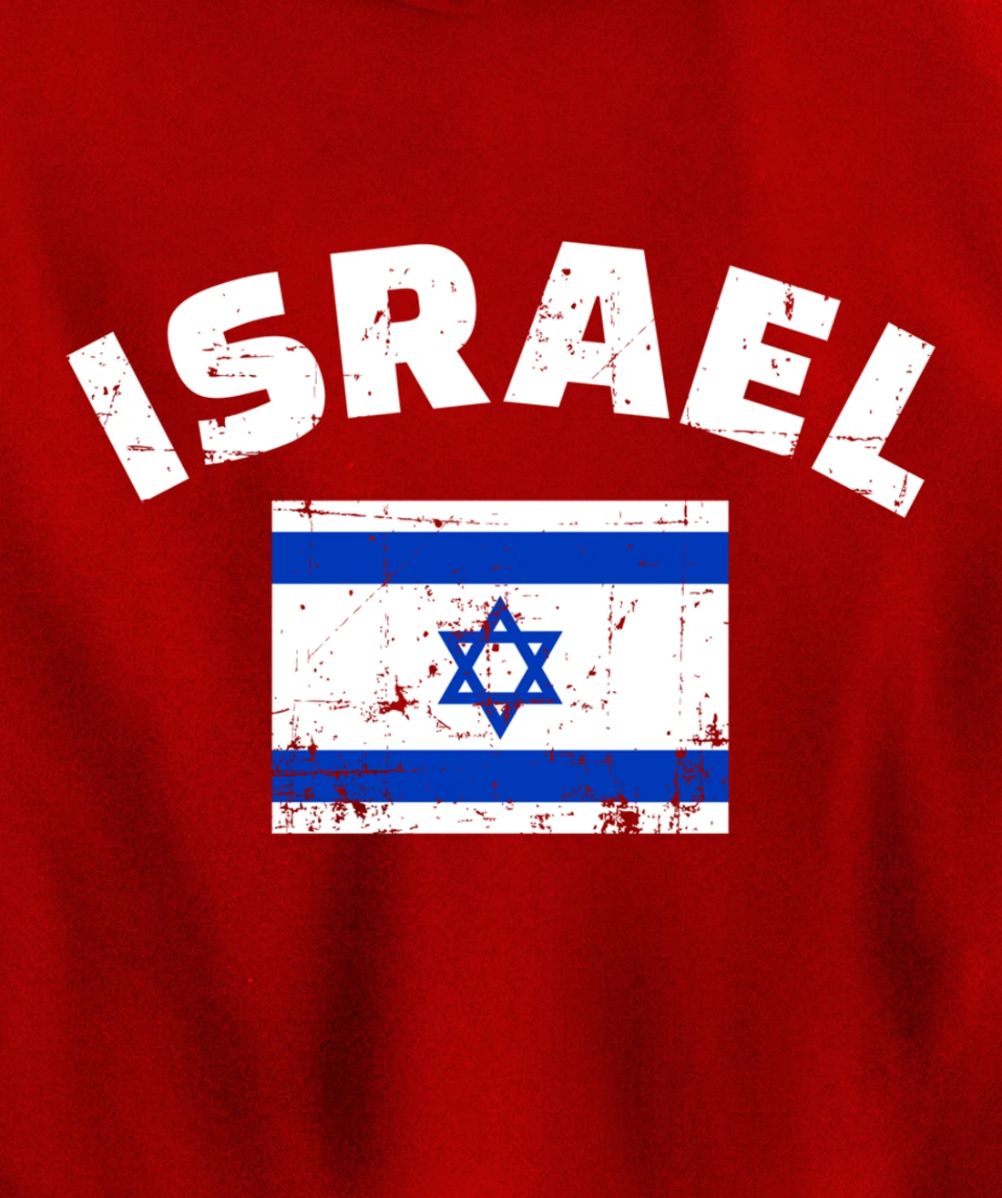 Israel flag Pullover Hoodie