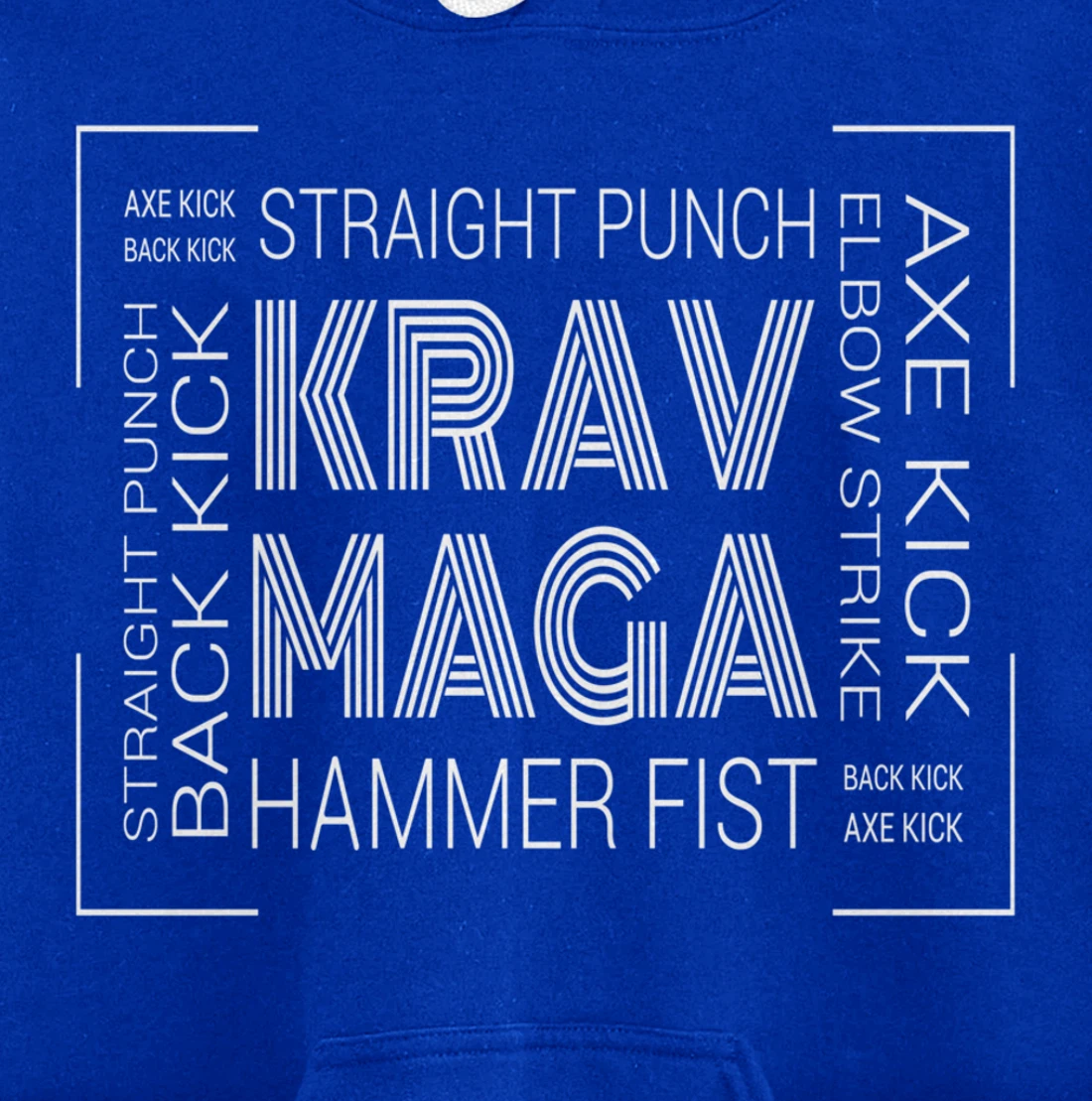 Krav Maga Israeli Punch Fist Kick Pullover Hoodie