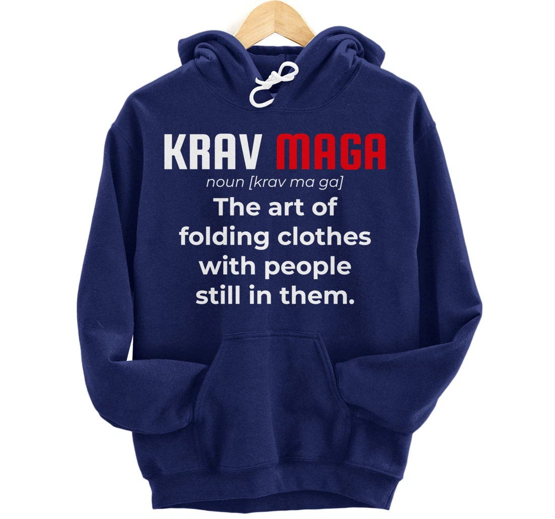 Krav Maga Israeli Funny Definition Dictionary Pullover Hoodie