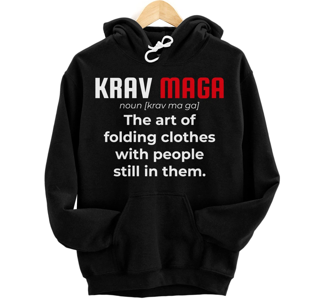Krav Maga Israeli Funny Definition Dictionary Pullover Hoodie