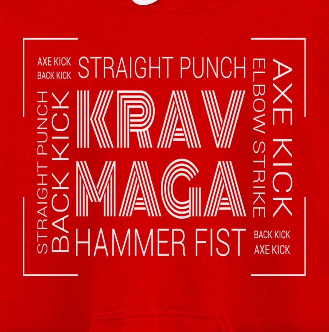Krav Maga Israeli Punch Fist Kick Pullover Hoodie