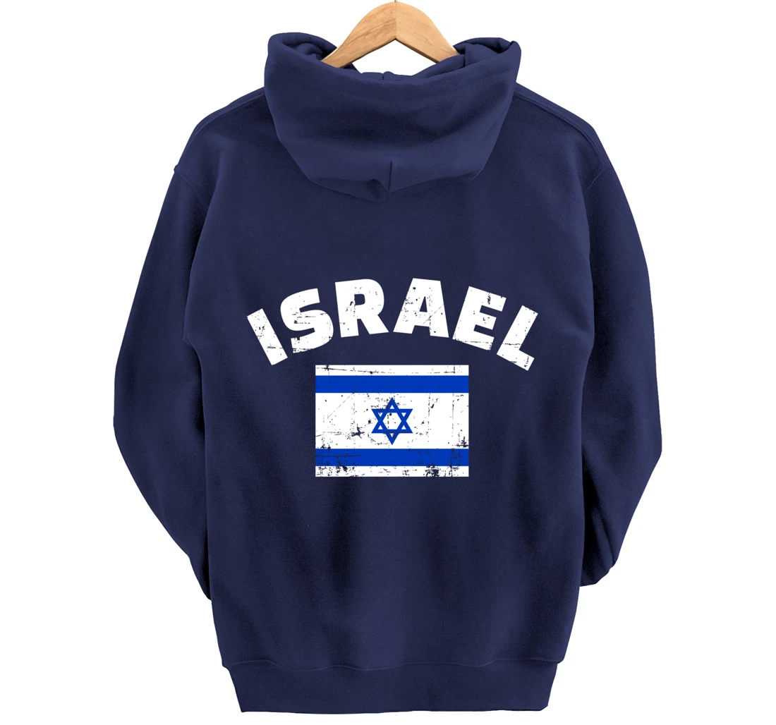 Israel flag Pullover Hoodie