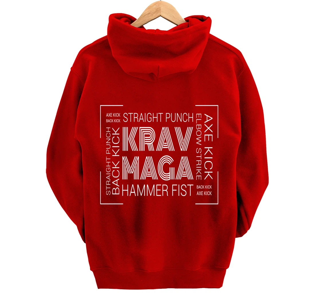 Krav Maga Israeli Punch Fist Kick Pullover Hoodie