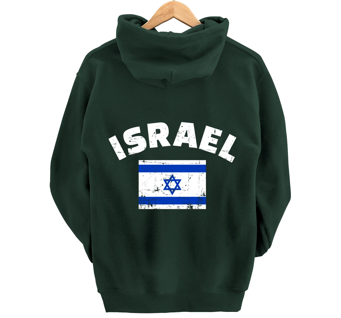 Israel flag Pullover Hoodie