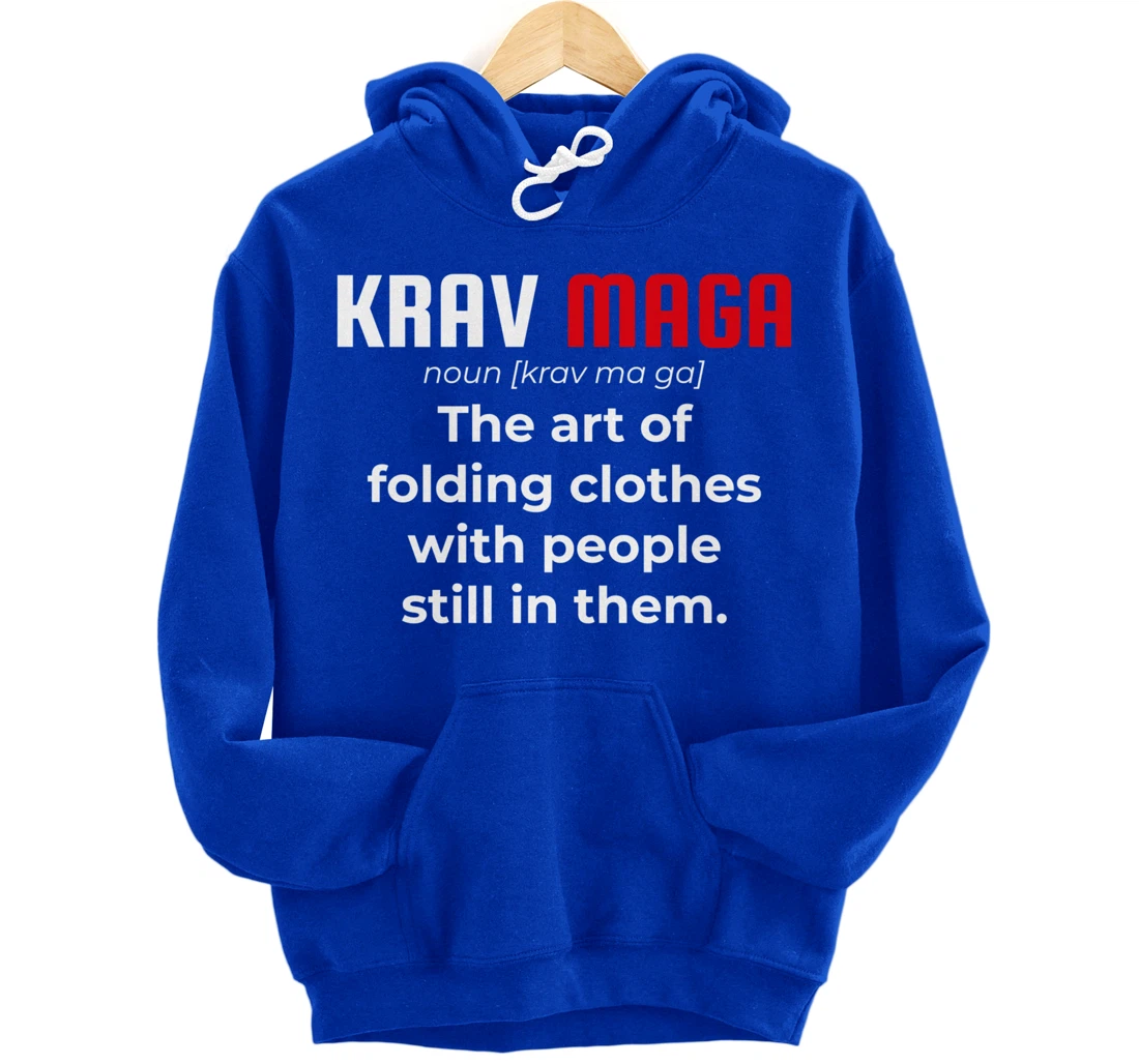 Krav Maga Israeli Funny Definition Dictionary Pullover Hoodie