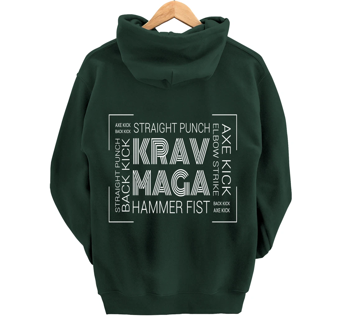Krav Maga Israeli Punch Fist Kick Pullover Hoodie