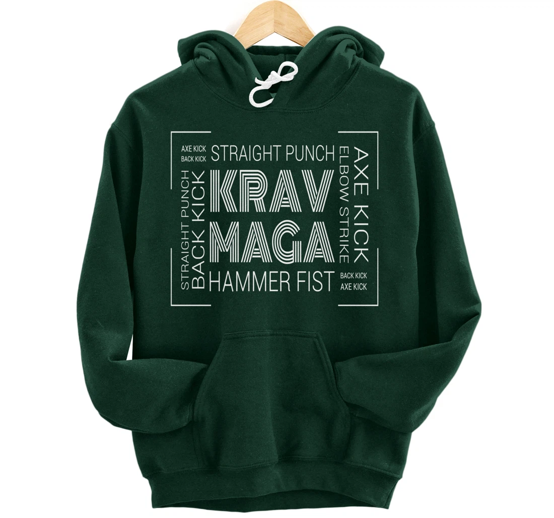 Krav Maga Israeli Punch Fist Kick Pullover Hoodie