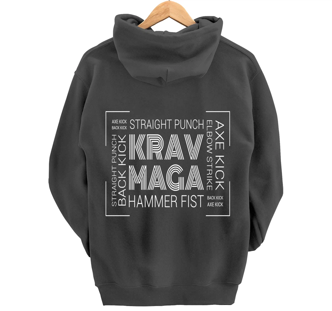 Krav Maga Israeli Punch Fist Kick Pullover Hoodie