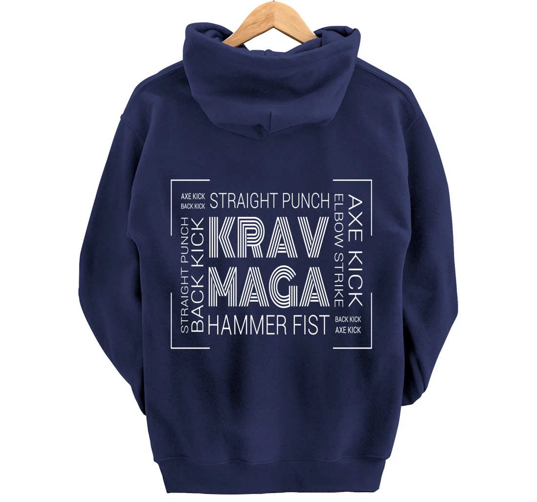 Krav Maga Israeli Punch Fist Kick Pullover Hoodie