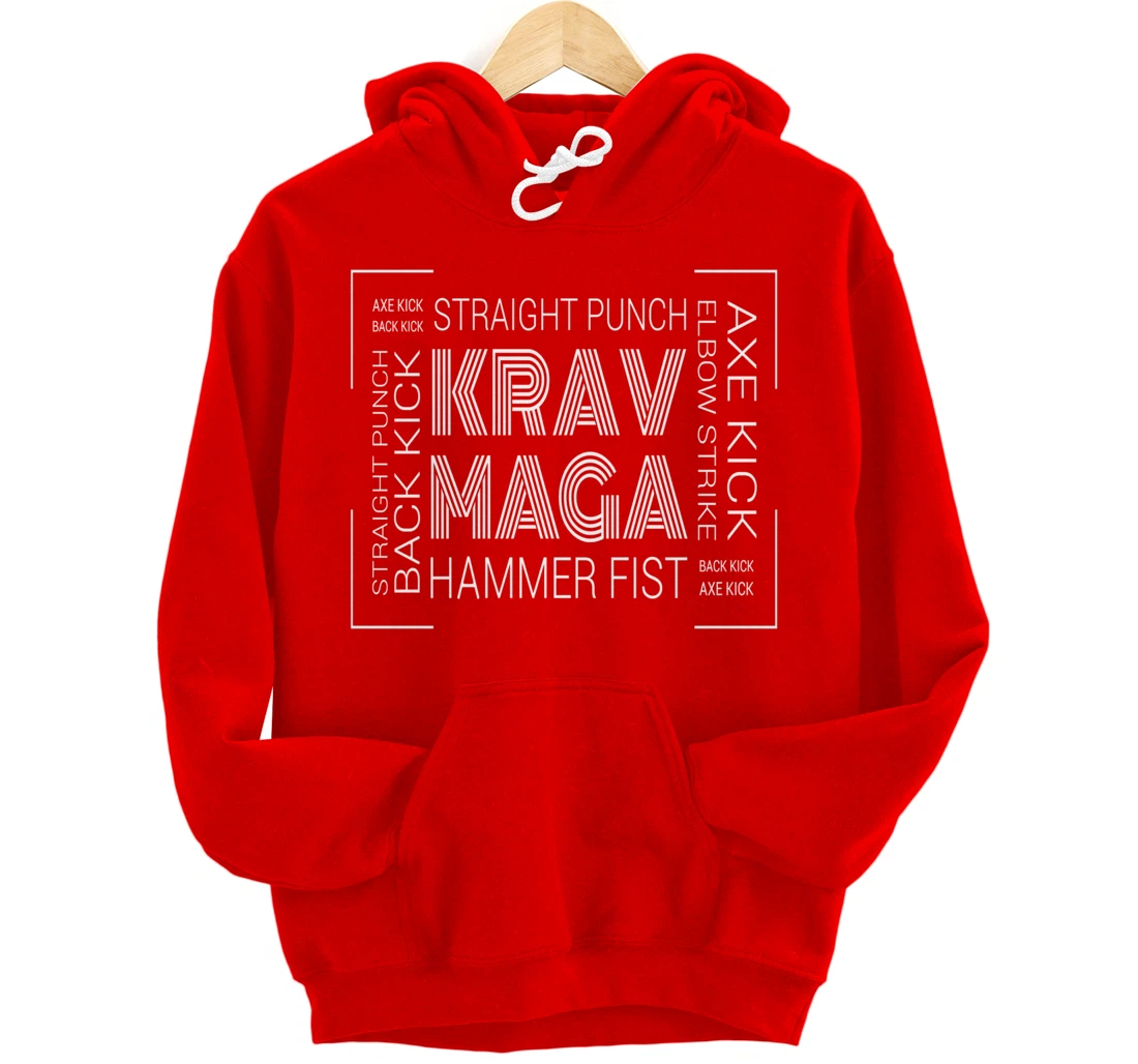 Krav Maga Israeli Punch Fist Kick Pullover Hoodie