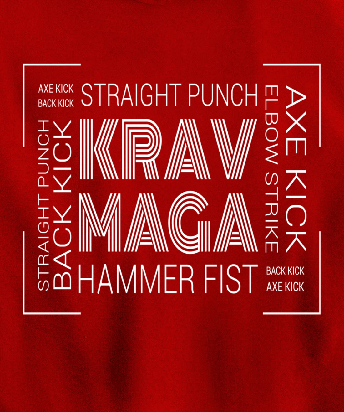 Krav Maga Israeli Punch Fist Kick Pullover Hoodie